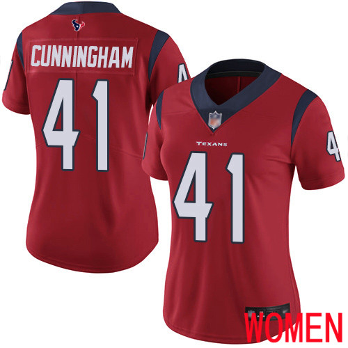 Houston Texans Limited Red Women Zach Cunningham Alternate Jersey NFL Football #41 Vapor Untouchable->women nfl jersey->Women Jersey